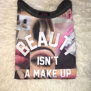 Blush Brand Beauty Isn’t A Make Up LongsleeveShirt